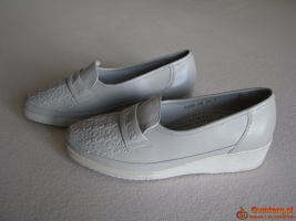 Wygodne buty damskie, rozm. 38 skóra naturalna