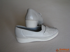 Wygodne buty damskie, rozm. 38 skóra naturalna