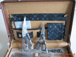 Zestaw noży kuchennych i sztućców w walizce - 24 elementy Hoffburg