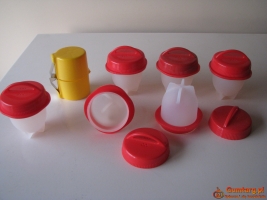 Otwieracz, rozbijak do jajek silikonowe kubki forma do gotowania jajek