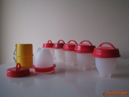 Otwieracz, rozbijak do jajek silikonowe kubki forma do gotowania jajek