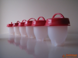 Otwieracz, rozbijak do jajek silikonowe kubki forma do gotowania jajek