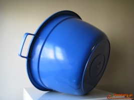 Duża miska wanienka owalna 60 l pranie miednica basenik balia niebiesk