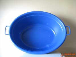 Duża miska wanienka owalna 60 l pranie miednica basenik balia niebiesk