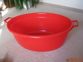 Duża miska, wanienka owalna 74 cm / 60 litrów na pranie miednica basen