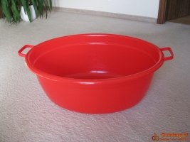 Duża miska, wanienka owalna 74 cm / 60 litrów na pranie miednica basen