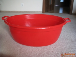 Duża miska, wanienka owalna 74 cm / 60 litrów na pranie miednica basen