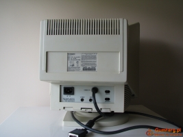 Monitor do komputera CRT Microspot, 14 cali 1995r. Retro Gaming PC DOS