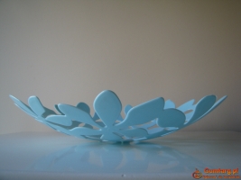 Ażurowa patera dekoracyjna, misa na owoce, tacka, półmisek 33 cm