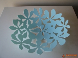 Ażurowa patera dekoracyjna, misa na owoce, tacka, półmisek 33 cm