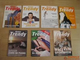 Biznes Trendy magazyn 2005r, 2006r i 2007r.