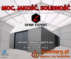 Hale namiotowe / magazynowe / produkcyjne solidne konstrukcje stalowe