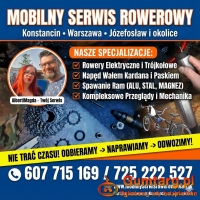 Mobilny Serwis Rowerowy - Konstancin, Warszawa, Józefosław i okolice