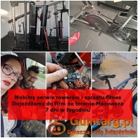 Mobilny serwis rowerów i sprzętu fitness - dojeżdżamy do firm na teren