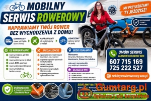 Mobilny serwis rowerowy Warszawa i Konstancin - naprawa, spawanie ram,