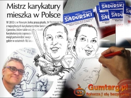 Najszybszy karykaturzysta świata na twojej imprezie. Cała Polska
