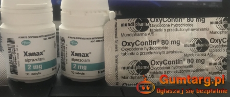 LEKI XANAX 2MG, CLONOZEPAM 2MG, RELANIUM 5MG, OXYCONTIN 80MG