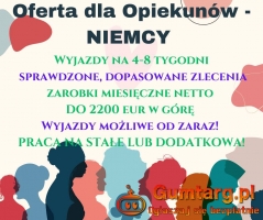 Praca dla Opiekunek w Niemczech - do 11 000 zł na rękę!