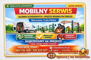 Mobilny Serwis Siłowni Plenerowych i Sprzętu Rehabilitacyjnego