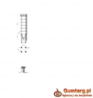 Silos segmentowy 60 m³/75 ton - nowy