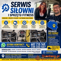 Serwis siłowni Polska Warszawa Polska Łódź Lublin Kielce Olsztyn