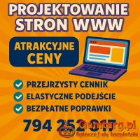 Projektowanie stron WWW + reklama w portalach ogłoszeniowych