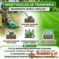 Wertykulacja trawnika w Kędzierzynie-Koźlu | Koszenie Trawy
