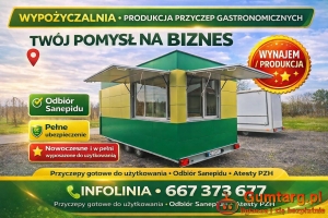Wypożyczalnia - produkcja przyczep gastronomicznych