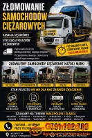 Złomowanie ciężarówek i busów | Skup pojazdów ciężarowych | Kasacja do